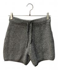 CLANE (クラネ) KNIT SHORT PANTS グレー サイズ:1
