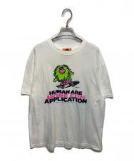 SWJP (エスダブリュージェーピー) プリントTシャツ ホワイト サイズ:L