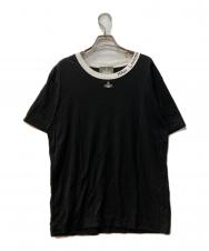 Vivienne Westwood man (ヴィヴィアン ウェストウッド マン) オーブロゴTシャツ ブラック サイズ:44