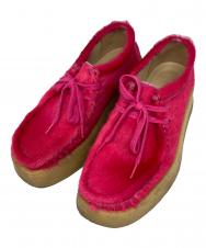 ZARA (ザラ) CLARKS (クラークス) ワラビーシューズ ショッキングピンク サイズ:37
