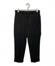 COMME des GARCONS COMME des GARCONS (コムデギャルソン コムデギャルソン) ウール クロップド パンツ ブラック サイズ:S