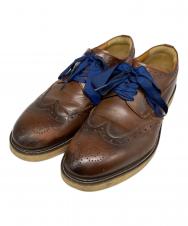 glamb (グラム) Floyd check sneakers ブラウン サイズ:2