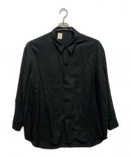 N.HOOLYWOOD (エヌ ハリウッド) WIDE SHIRT ブラック サイズ:38