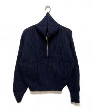 Shinzone (シンゾーン) DUFFY HALF ZIP KNIT ネイビー サイズ:F0