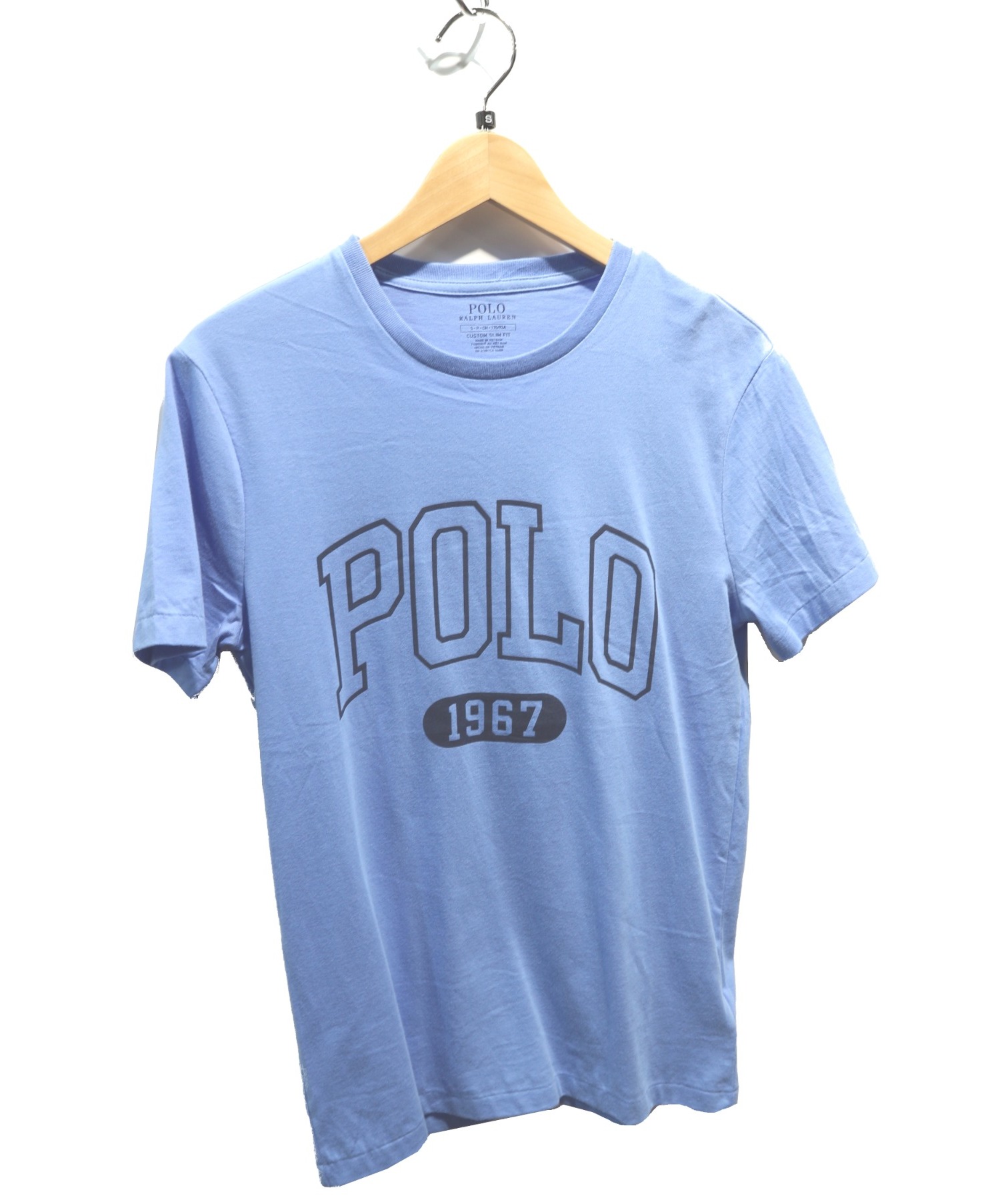 【中古・古着通販】POLO RALPH LAUREN (ポロラルフローレン) ロゴTシャツ ブルー サイズ:S 未使用品｜ブランド・古着通販