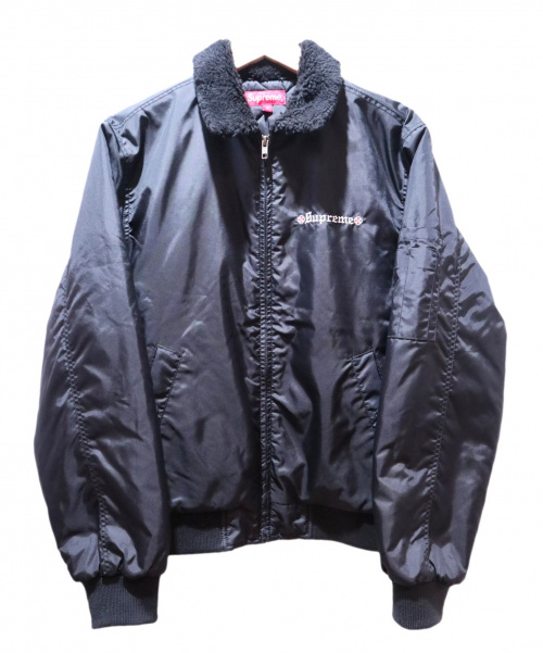 supreme windbreaker black