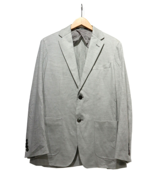 中古 古着通販 Aquascutum アクアスキュータム リネン混テーラードジャケット グレー サイズ 36 ブランド 古着通販 トレファク公式 Trefac Fashion