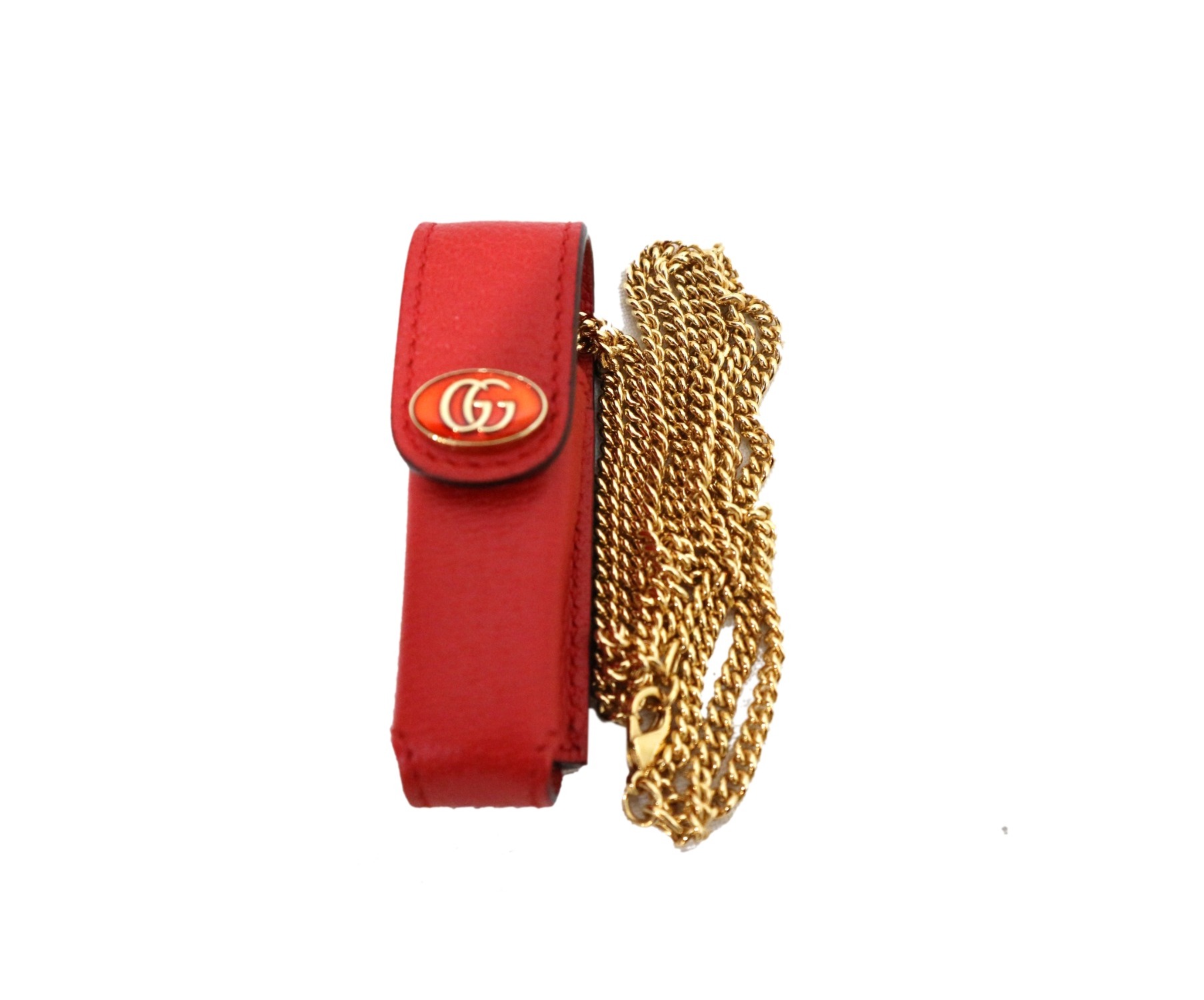 中古 古着通販 Gucci グッチ リップケース レッド レザー 87 ブランド 古着通販 トレファク公式 Trefac Fashion