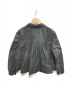 MUVEIL (ミュベール) シルクブレンドライダースジャケット ブラック サイズ:38：8800円