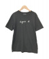 agnes b homme（アニエスベーオム）の古着「ロゴTシャツ」｜ブラック
