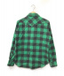 IRON HEART (アイアンハート) シャツジャケット グリーン×ブラック サイズ:S チェック：7800円