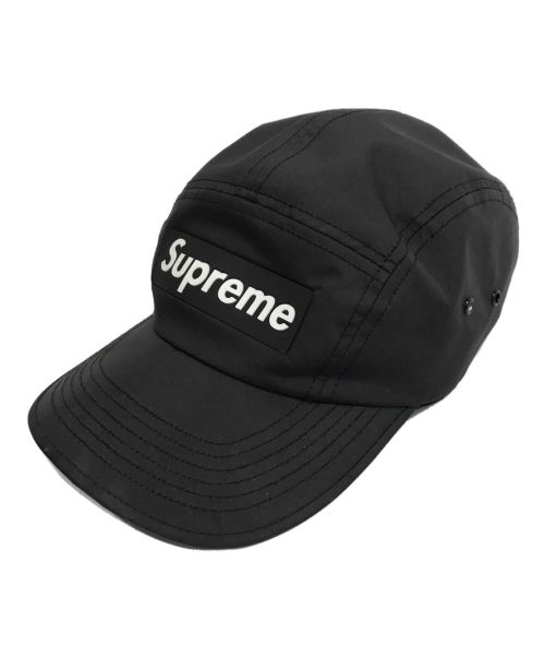 SUPREME（シュプリーム）SUPREME (シュプリーム) Rubber Logo Camp Cap　キャップ ブラックの古着・服飾アイテム