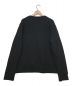 GUCCI (グッチ) ロゴコットンスウェットシャツ ブラック サイズ:L：39800円