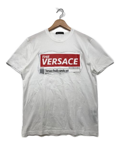 VERSACE（ヴェルサーチ）VERSACE (ヴェルサーチ) プリントTシャツ ホワイト サイズ:Sの古着・服飾アイテム