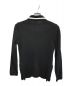 LARDINI (ラルディーニ) ニットジャケット ブラック×ホワイト サイズ:38：3980円