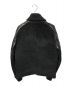 Y'2 leather (ワイツーレザー) STEER SUEDE×STEER OIL RIB JKT ブラック サイズ:40：37000円