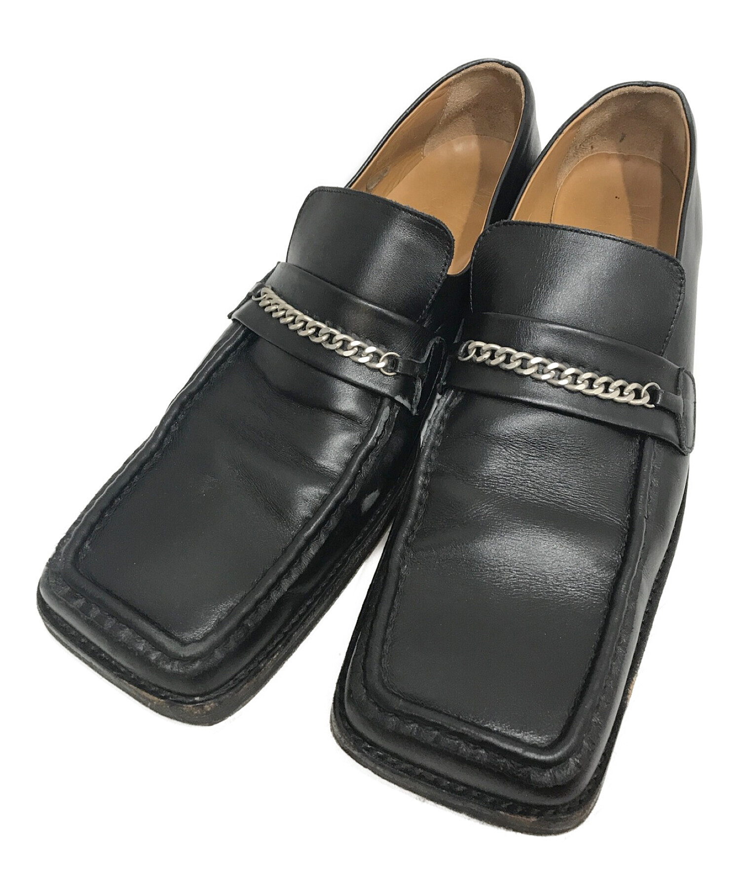 Martin Rose コインローファー スクエアトゥ ドレス | endageism.com