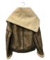 PERVERZE (パーバーズ) Bias Collar Shearling Mouton Coat ブラウン サイズ:Free：15800円