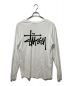 stussy (ステューシー) 長袖ロゴカットソー ホワイト サイズ:M：5800円