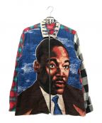 SUPREMEシュプリーム）の古着「MLK Zip Up Flannel Shirt」｜マルチカラー