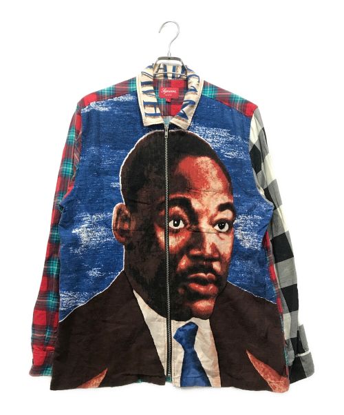 SUPREME（シュプリーム）SUPREME (シュプリーム) MLK Zip Up Flannel Shirt マルチカラー サイズ:Lの古着・服飾アイテム