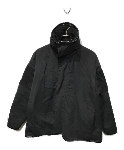 is-ness（イズネス）is-ness (イズネス) Reversible Fleece Jacket ブラック サイズ:Mの古着・服飾アイテム