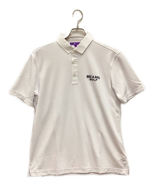 BEAMS GOLF（ビームスゴルフ）BEAMS GOLF (ビームスゴルフ) ポロシャツ ホワイト サイズ:Lの古着・服飾アイテム
