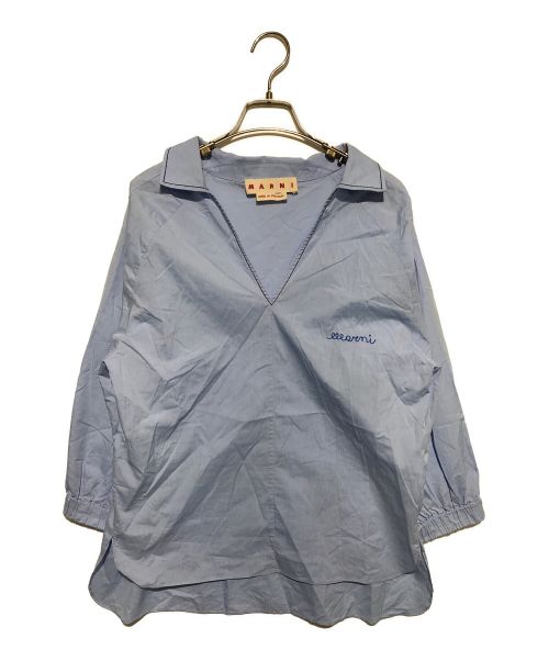 MARNI（マルニ）MARNI (マルニ) スキッパーシャツ スカイブルー サイズ:40の古着・服飾アイテム