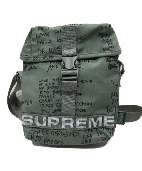 SUPREME（シュプリーム）SUPREME (シュプリーム) 23SS Field Side Bag カーキ×ブラックの古着・服飾アイテム