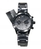 EMPORIO ARMANIエンポリオアルマーニ）の古着「アナログ腕時計」｜ブラック