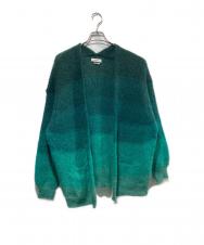 ISABEL ETOILE (イザベルマランエトワール) DANA グラデーション モヘヤミックスニット カーディガン グリーン サイズ:38