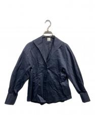 EFFE BEAMS (エッフェ ビームス) オープンカラーシャツ ネイビー サイズ:SIZE36