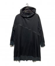 B Yohji Yamamoto (ビーヨウジヤマモト) ジップデザインロングパーカー ブラック サイズ:2