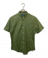POLO RALPH LAUREN (ポロ・ラルフローレン) ボタンダウン半袖シャツ グリーン サイズ:M