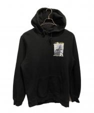 stussy (ステューシー) プリントパーカー ブラック サイズ:M