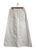 NIGEL CABOURN (ナイジェルケーボン) ホワイトデニムロングスカート ホワイト サイズ:10 未使用品：6800円