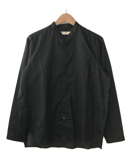 STYLE CRAFT WARDROBE（スタイルクラフト ワードローブ）STYLE CRAFT WARDROBE (スタイルクラフト ワードローブ) バンドカラーシャツ ブラック サイズ:1の古着・服飾アイテム