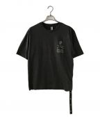 Mastermind JAPANマスターマインド ジャパン）の古着「スワロロゴプリントTシャツ」｜グレー
