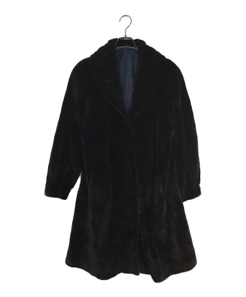 SAGA MINK（サガミンク）SAGA MINK (サガミンク) コート パープル サイズ:Fの古着・服飾アイテム
