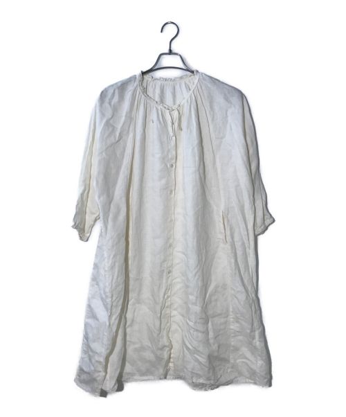 nest Robe（ネストローブ）nest Robe (ネストローブ) リネンワンピース アイボリー サイズ:FREEの古着・服飾アイテム