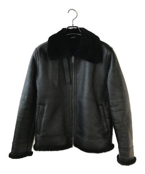 Junhashimoto（ジュンハシモト）Junhashimoto (ジュンハシモト) MOUTON WRAP COAT ブラック サイズ:2の古着・服飾アイテム