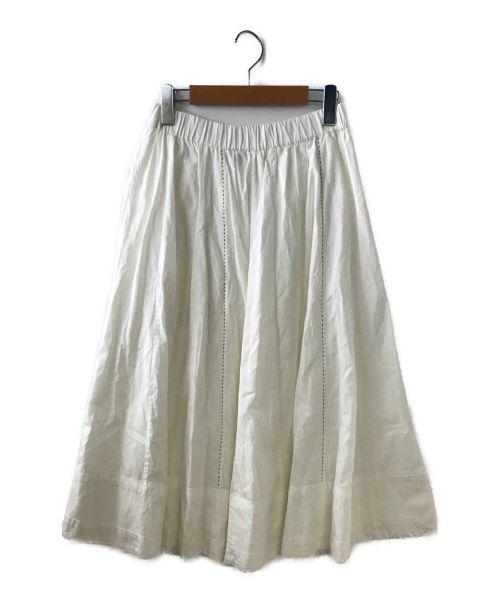 TIGRE BROCANTE（ティグルブロカンテ）TIGRE BROCANTE (ティグルブロカンテ) ステッチスカート ホワイト サイズ:size freeの古着・服飾アイテム
