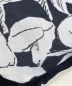 中古・古着 mina perhonen (ミナ ペルホネン) textile bag ホワイト×ネイビー：8800円