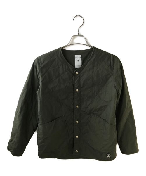 ORCIVAL（オーシバル）ORCIVAL (オーシバル) ノーカラージャケット グリーン サイズ:1の古着・服飾アイテム