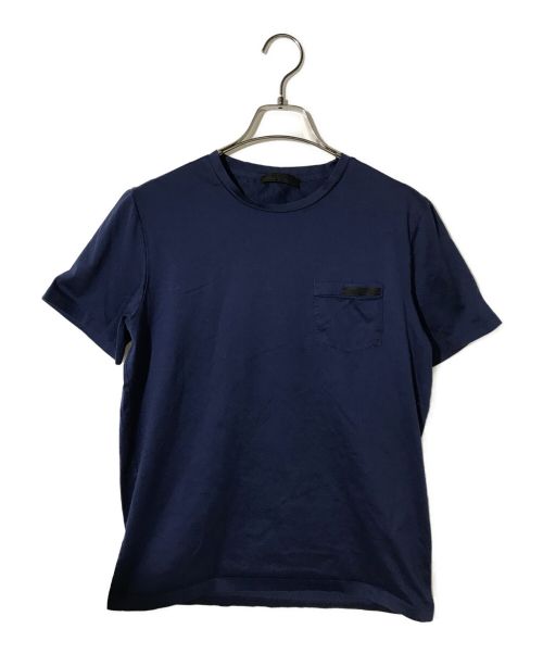 PRADA（プラダ）PRADA (プラダ) ポケットTシャツ ブルー サイズ:Sの古着・服飾アイテム
