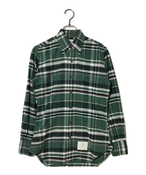 Thom Browne（トムブラウン）Thom Browne (トムブラウン) チェックBDシャツ グリーン サイズ:Sの古着・服飾アイテム