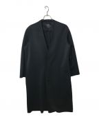 UNITED TOKYOユナイテッドトーキョー）の古着「ノーカラーコート」｜ブラック