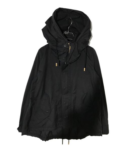 THE RERACS（ザ リラクス）THE RERACS (ザ リラクス) フーデッドジャケット ブラック サイズ:38の古着・服飾アイテム