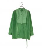 UNITED TOKYOユナイテッドトーキョー）の古着「シアープルオーバーシャツ」｜グリーン