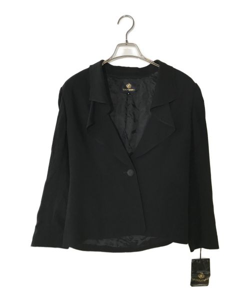 YUMI KATSURA（ユミカツラ）YUMI KATSURA (ユミカツラ) テーラードジャケット ブラック サイズ:9号の古着・服飾アイテム
